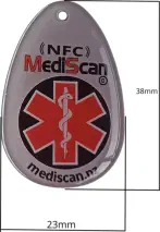MediScan Tag Measurements