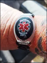 medical information wristband