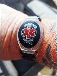 medical information wristband