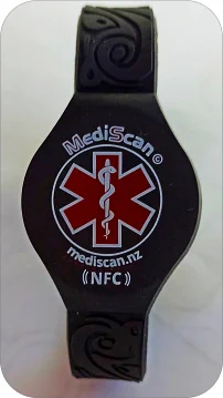 mediscan.nz wristband