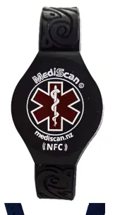 mediscan.nz alert wristband