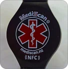 MediScan NFC Scanable wristband